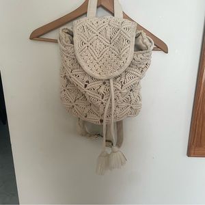 lovestitch Macrame Backpack